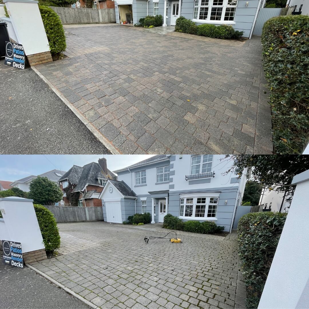 Driveway restoration poole bay exterior cleaning